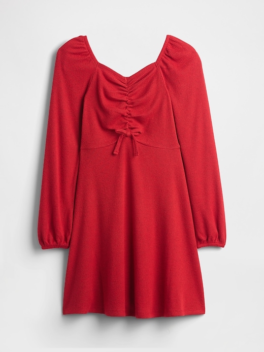 Image number 2 showing, Kids Ruched Bow Dress