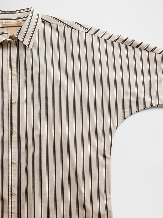 Image number 5 showing, Gap × BÉIS Poplin Dolman Big Shirt