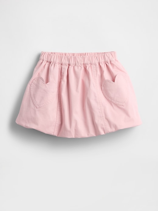 Image number 1 showing, Baby & Toddler Heart-Pocket Bubble Skirt