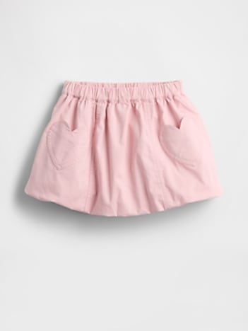 Baby & Toddler Heart-Pocket Bubble Skirt