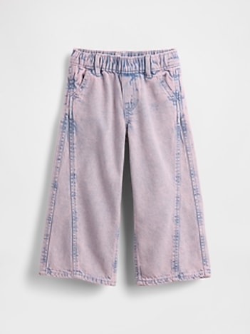 Baby & Toddler Pull-On Baggy Wide-Leg Jeans