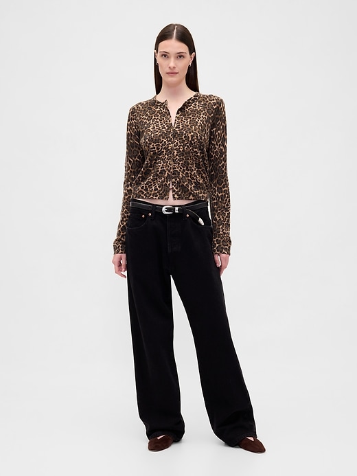 Image number 2 showing, CashSoft Crop Cardigan