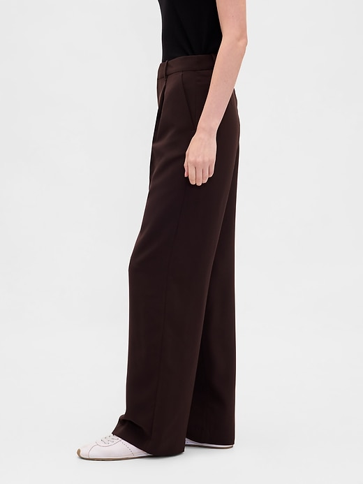 Image number 3 showing, 365 Low Rise Pleated Wide-Leg Trousers