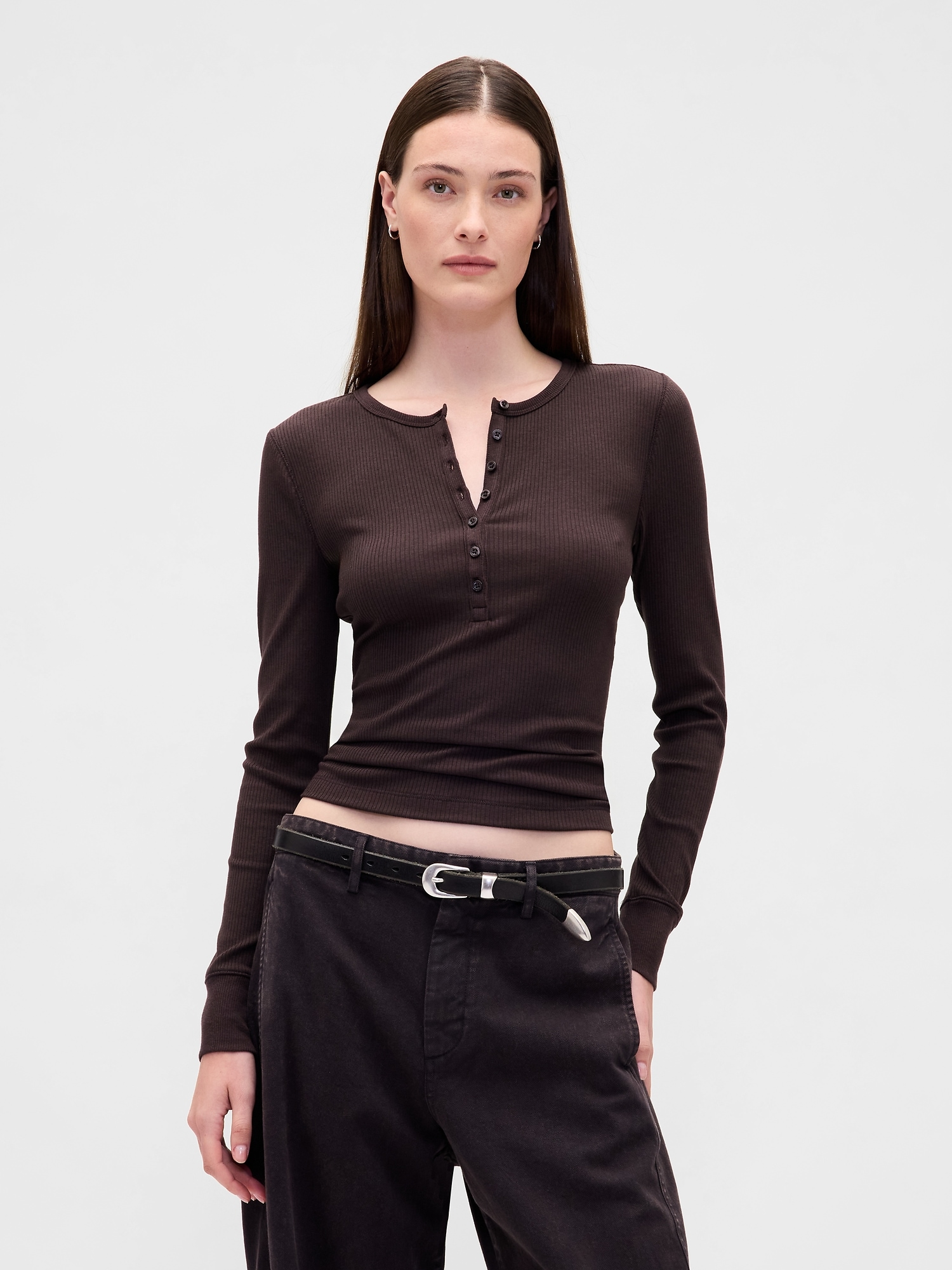 Modern Rib Henley T-Shirt