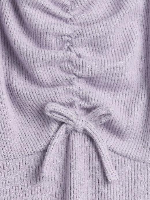 Image number 3 showing, Kids Ruched Bow Dress