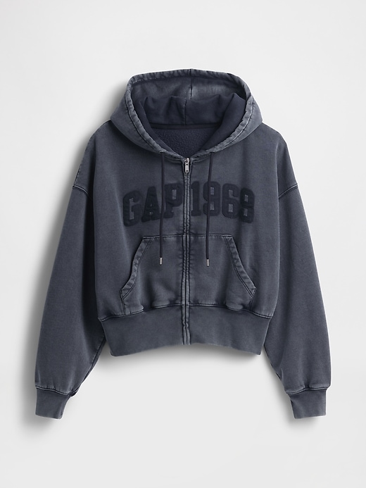 Image number 5 showing, VintageSoft 1969 Logo Zip Hoodie