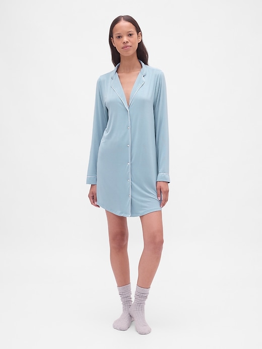 Image number 1 showing, Modal PJ Shirtdress