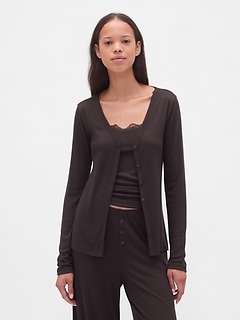 Mini Rib PJ Cardigan