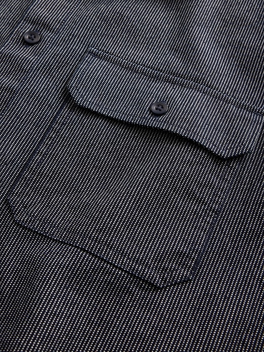 Image number 4 showing, Denim Stripe Big Shirt