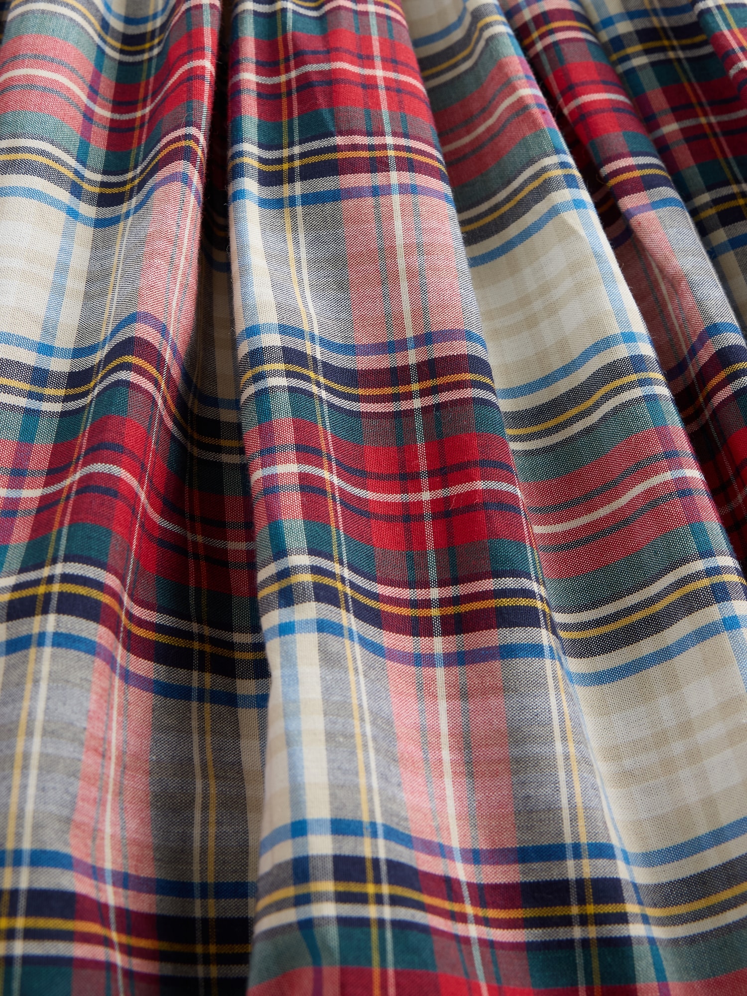 Kids Plaid Bubble Skirt