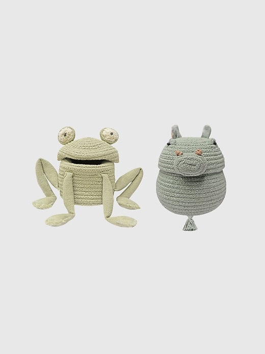 Image number 1 showing, Lorena Canals Set of 2 Mini Baskets Fred and Henry