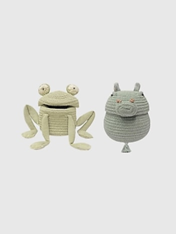 Lorena Canals Set of 2 Mini Baskets Fred and Henry