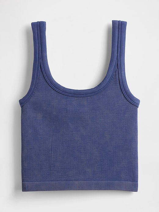 Image number 4 showing, GapFit Seamless Rib Crop Tank Top