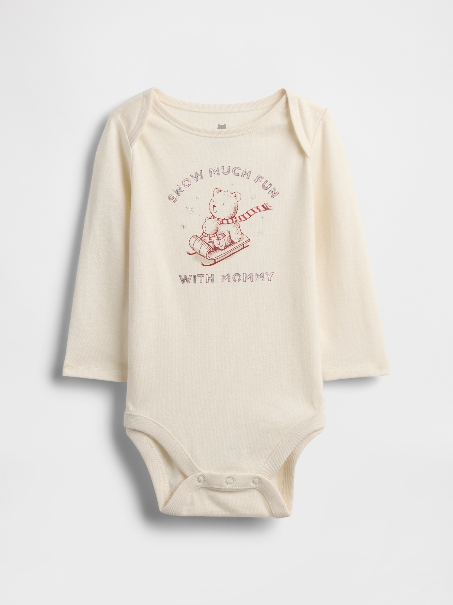 Gap Kids' Baby First Favorites Organic Cotton Graphic Bodysuit In Neutral