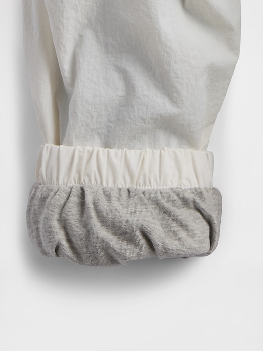 Image number 3 showing, Baby & Toddler Lined Parachute Joggers