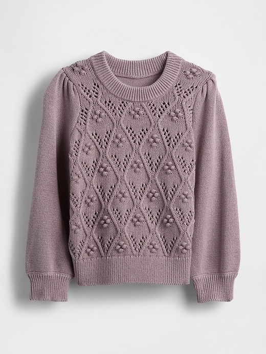 Image number 1 showing, Baby & Toddler Puff-Sleeve Sweater