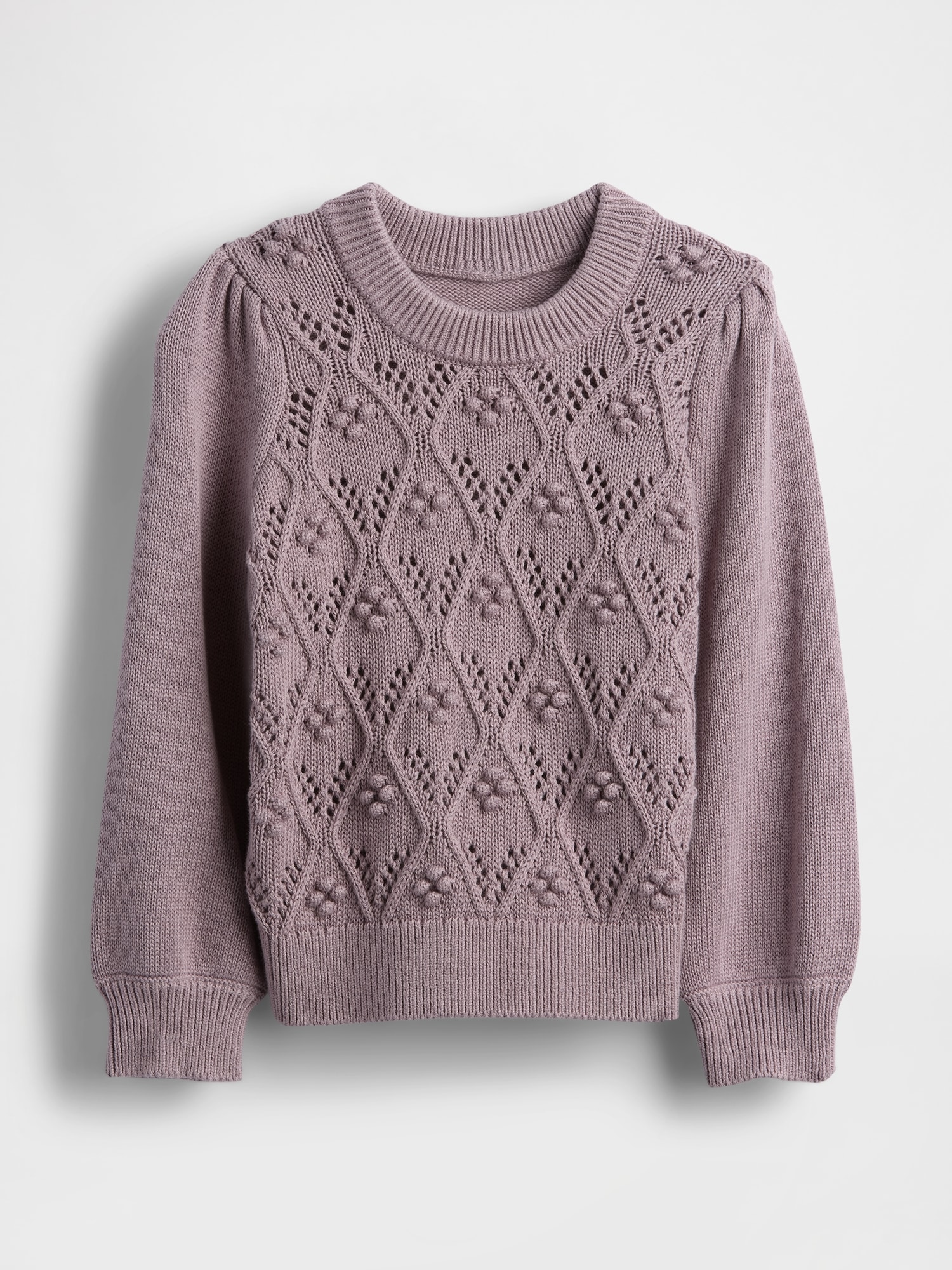 Baby & Toddler Puff-Sleeve Sweater - New Quail