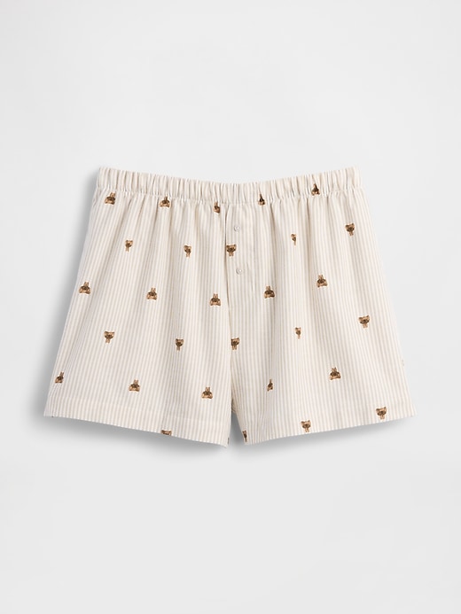 Image number 3 showing, Logo Flannel Boxer Shorts