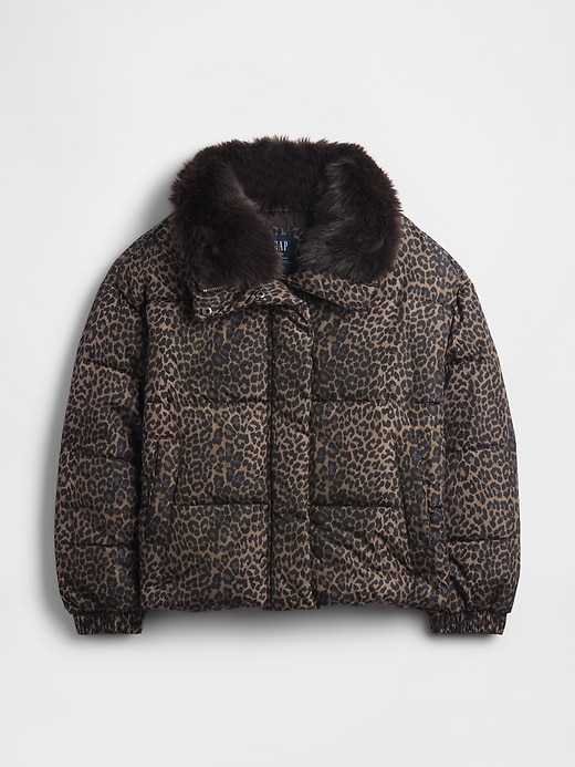 Image number 5 showing, Fur-Trim Puffer Jacket