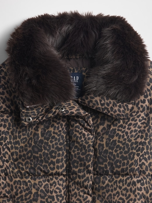 Image number 4 showing, Fur-Trim Puffer Jacket
