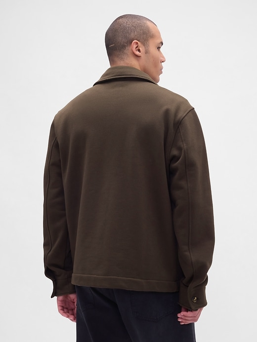 Image number 3 showing, French Terry Chore Jacket