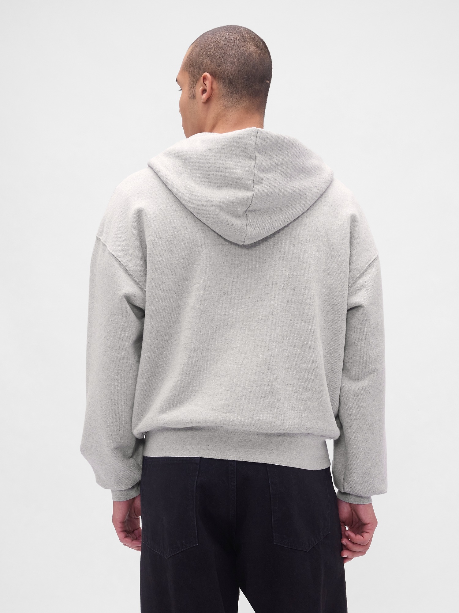 Мужские худи Gap Adult Extra Heavyweight French Terry Zip — фото 3
