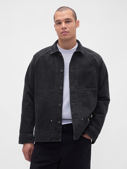 Image number 1 showing, Denim Chore Jacket