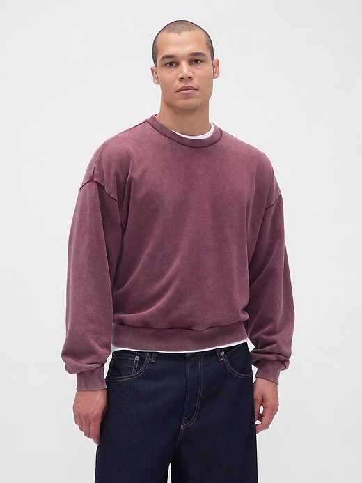 Image number 1 showing, Heavyweight Crop Sweatshirt