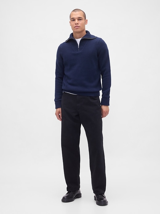 Image number 2 showing, CashSoft Quarter-Zip Pullover Sweater