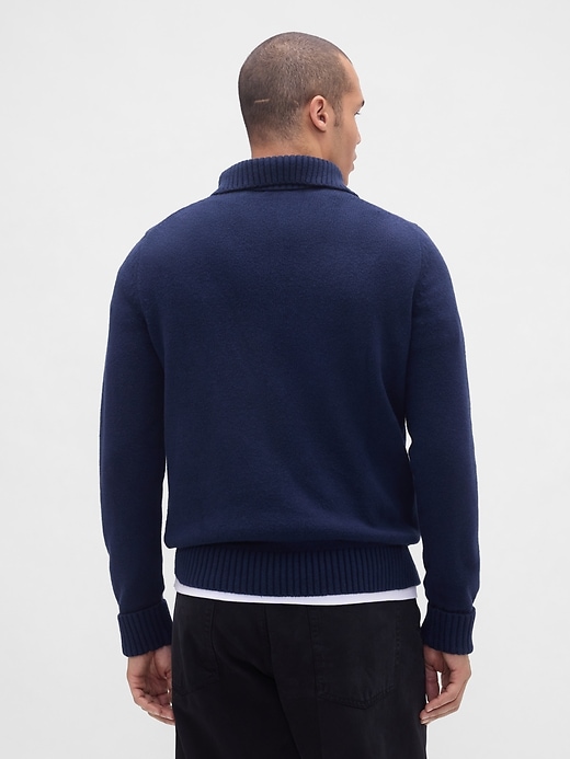 Image number 3 showing, CashSoft Quarter-Zip Pullover Sweater