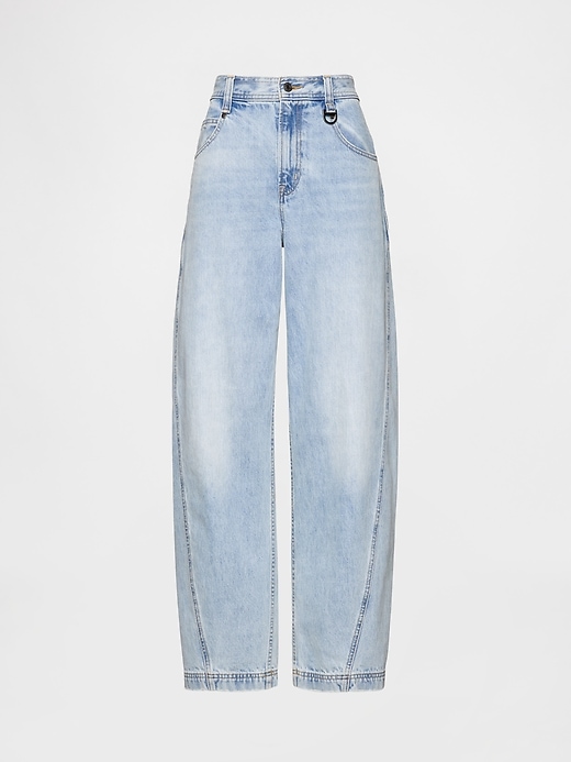 Image number 9 showing, Gap × BÉIS High Rise Barrel Jeans