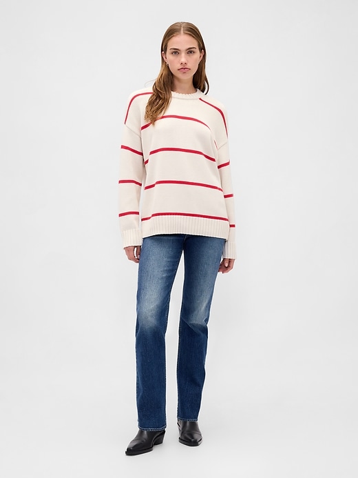 Image number 2 showing, 100% Cotton Oversized Sweater