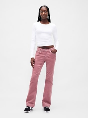 Low Rise Corduroy Long & Lean Jeans