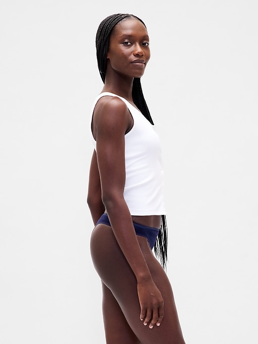 Image number 2 showing, Organic Stretch Cotton Thong
