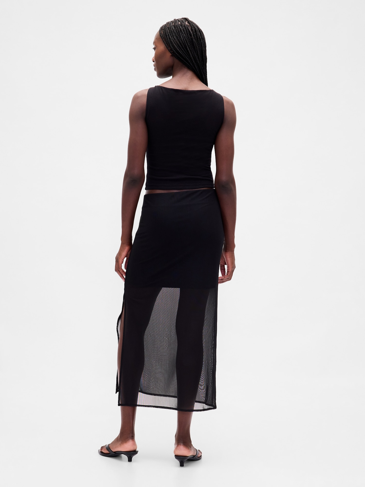 Женские юбки Gap Mesh Midi Skirt — фото 2
