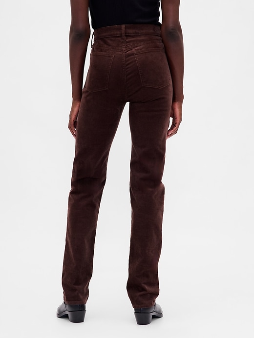 Image number 4 showing, High Rise Corduroy '90s Straight Jeans