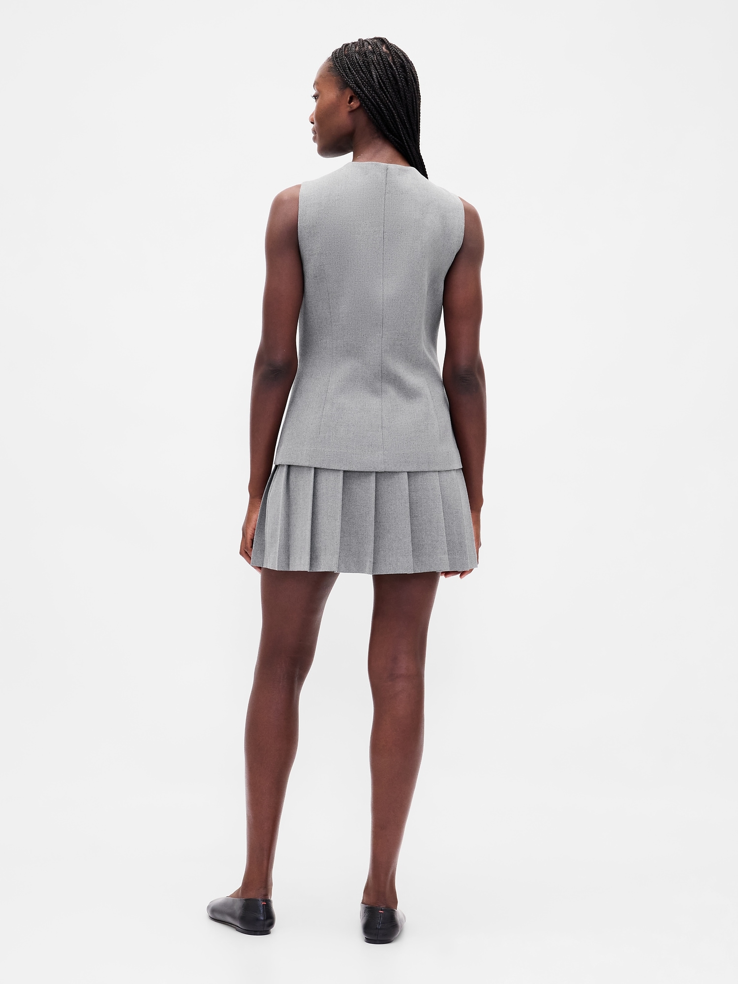 Pleated Mini Skort
