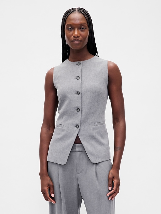 Image number 1 showing, High-Neck Vest