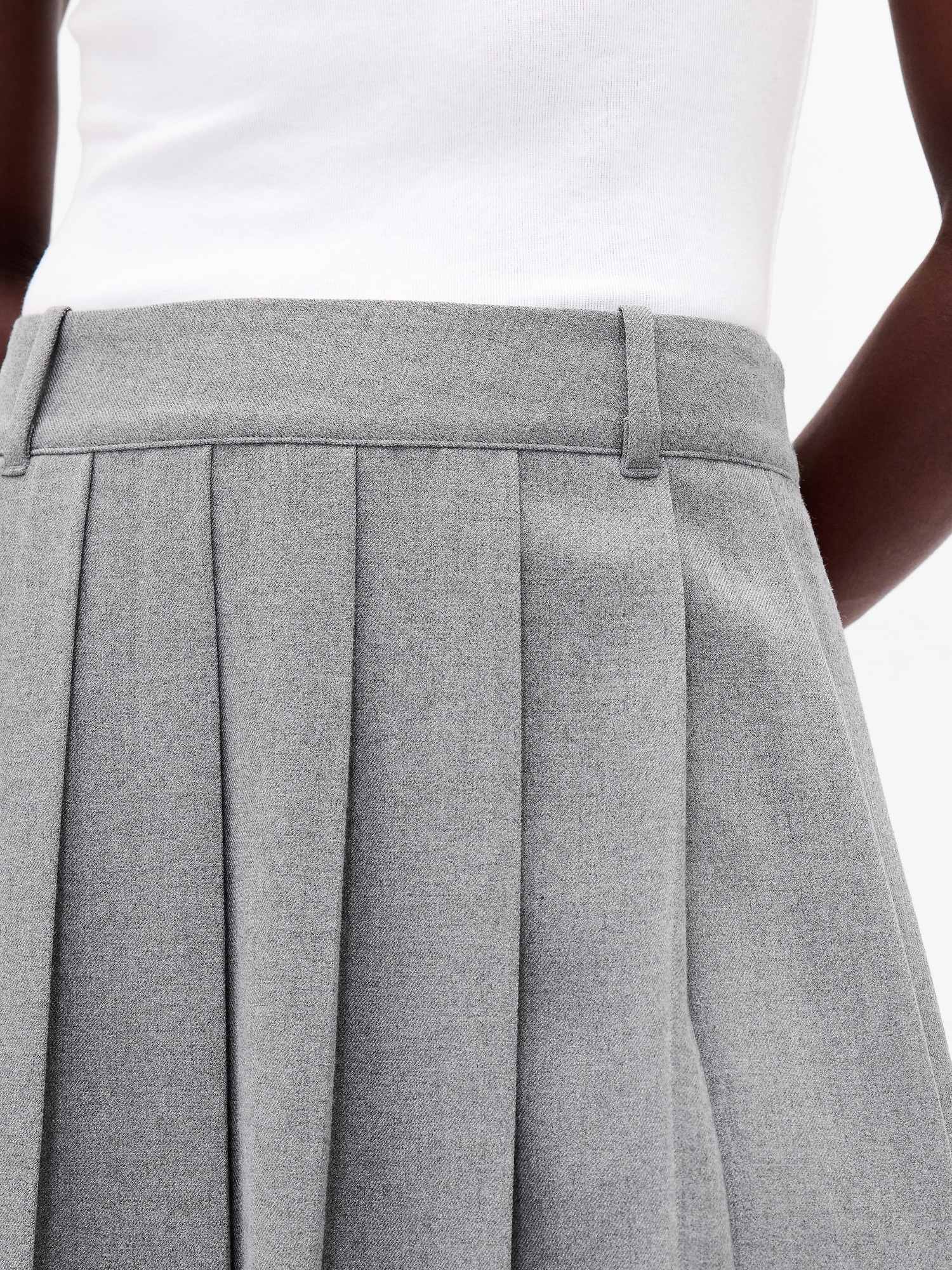 Pleated Mini Skort