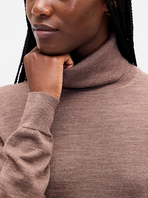 Image number 4 showing, Merino Turtleneck Sweater
