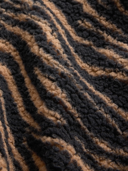 Image number 3 showing, Kids Sherpa Relaxed Zip Hoodie