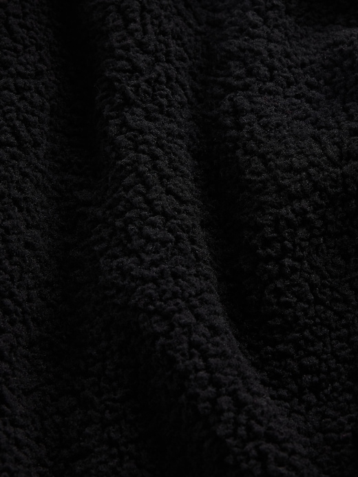 Image number 3 showing, Kids Sherpa Relaxed Zip Hoodie