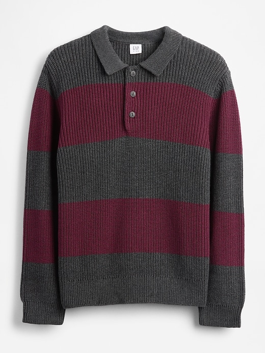 Image number 2 showing, Kids Polo Sweater