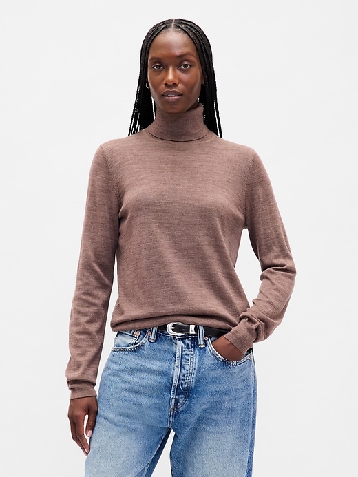 Image number 1 showing, Merino Turtleneck Sweater