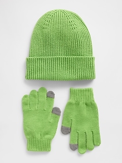 Kids Beanie & Gloves Set