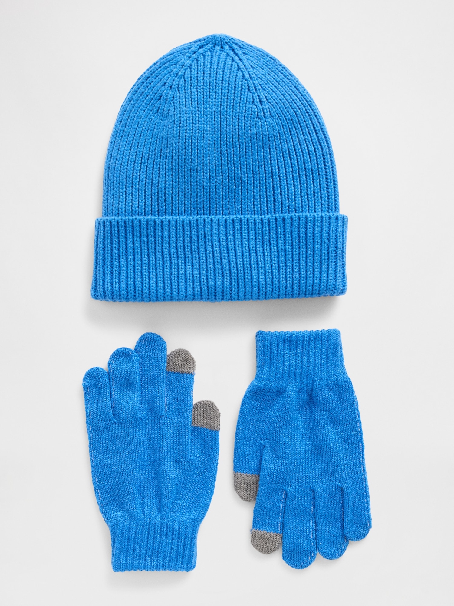Kids Beanie & Gloves Set - Belle Blue