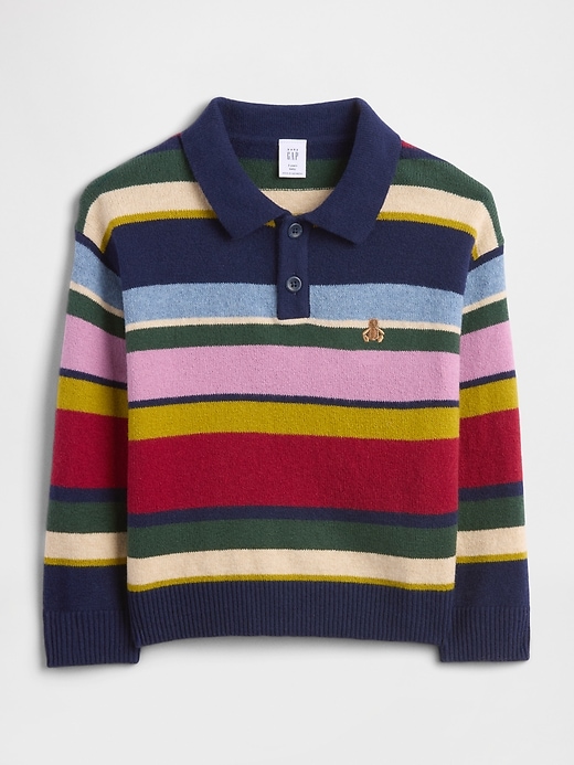 Image number 1 showing, Baby & Toddler CashSoft Polo Sweater