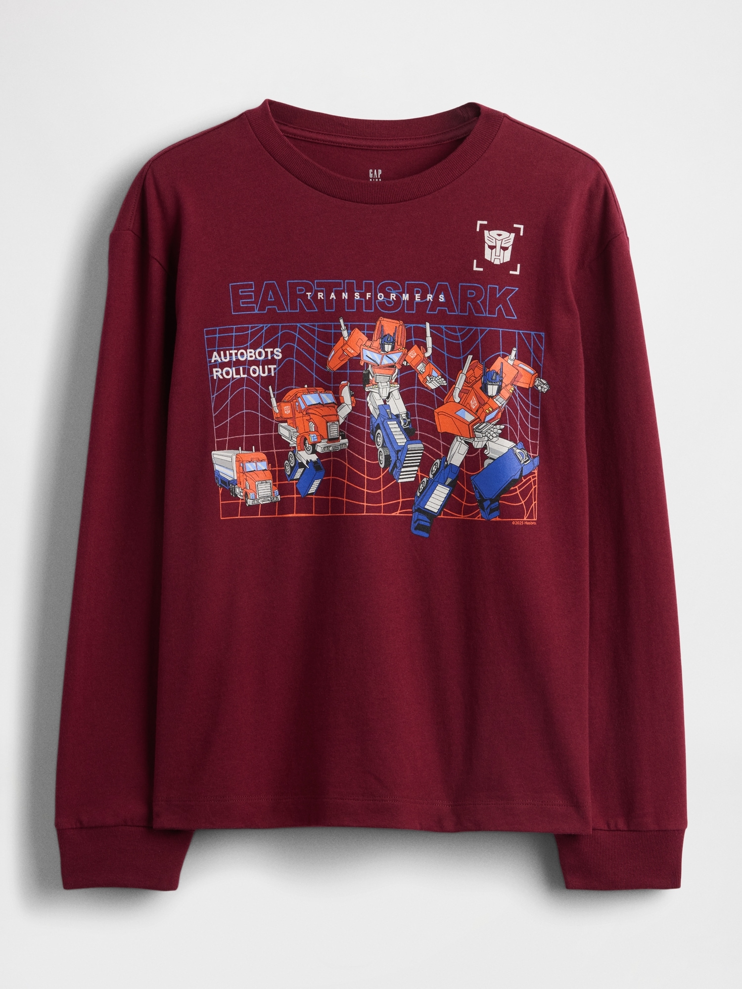 Kids Relaxed Graphic T-Shirt - Transformer Red