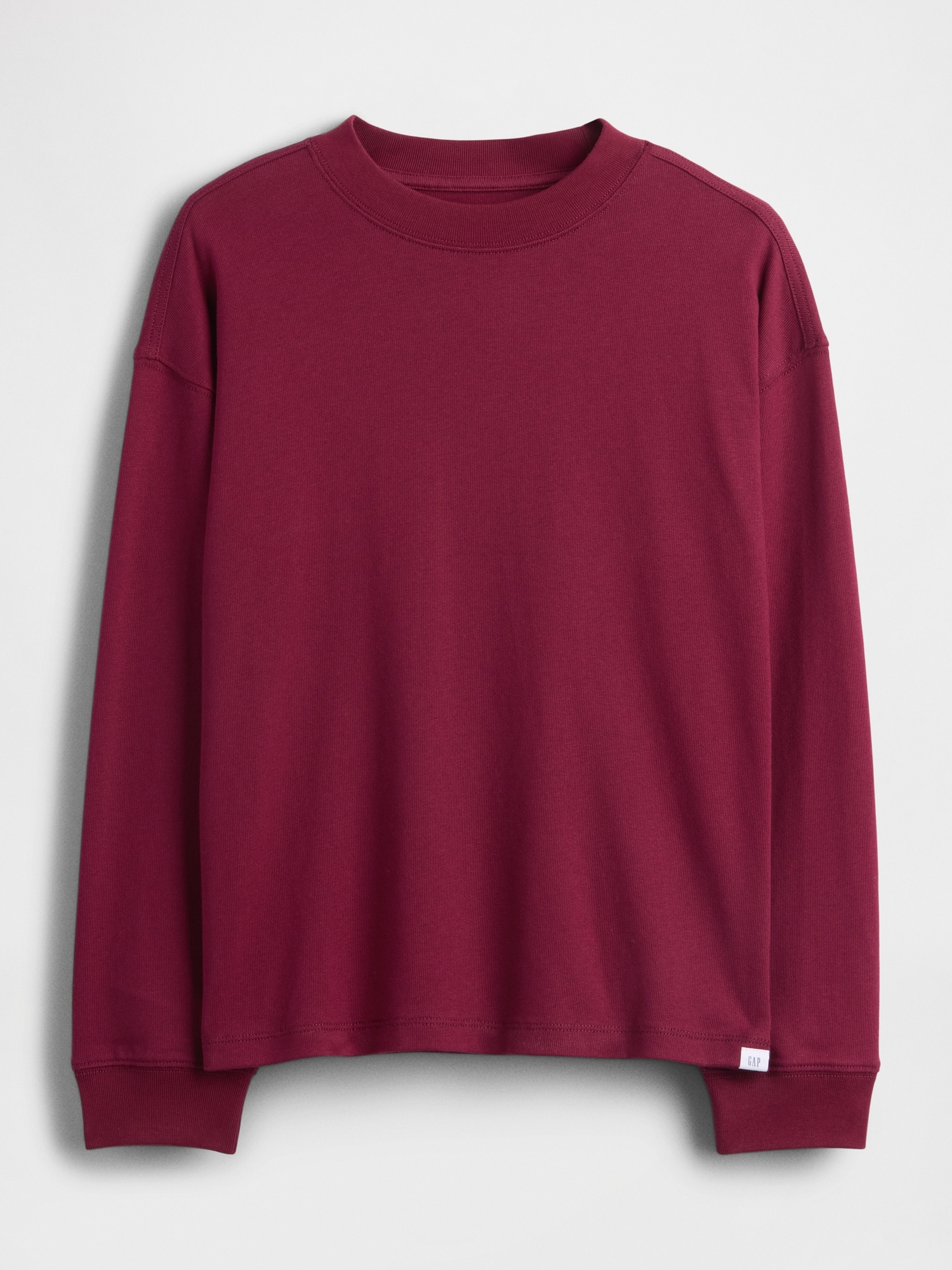 Kids Heavyweight Oversized T-Shirt - Red Delicious