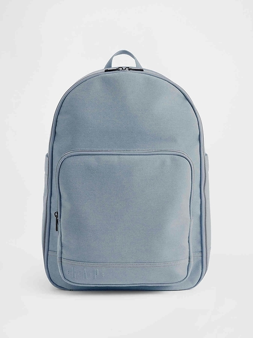 1 of 8 showing, with the color Denim blue of product Gap × BÉIS Denim Travel Backpack